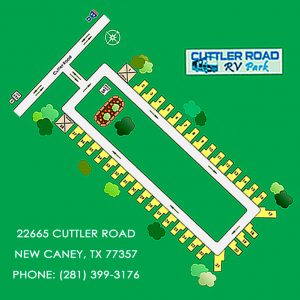 Cuttler Road RV Park Map | New Caney ,TX
